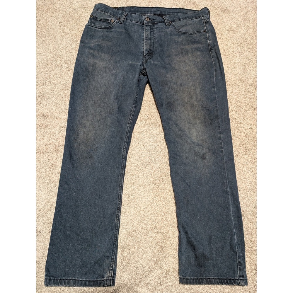 Levi's Jeans Mens 38x30 Blue 511 Slim Fit 04511-4558 Dark Wash Stretch Denim